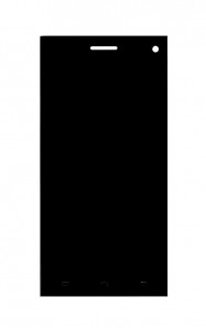 Lcd With Touch Screen For Iberry Auxus Aura A1 Black By - Maxbhi.com