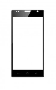 Replacement Front Glass For Hitech Air A8 Black By - Maxbhi.com