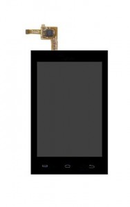 Lcd With Touch Screen For Lava Iris 3g 415 White By - Maxbhi.com