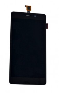 Lcd With Touch Screen For Micromax Canvas Mega Black By - Maxbhi.com