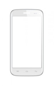 Replacement Front Glass For Micromax Canvas Turbo Mini White By - Maxbhi.com