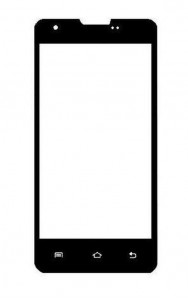 Replacement Front Glass For Tmax Innocent I502 Black By - Maxbhi.com