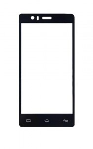 Replacement Front Glass For Bq Aquaris E5s Black By - Maxbhi.com