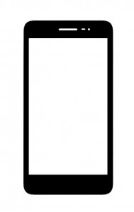 Replacement Front Glass For Lava Iris Fuel F1 Black By - Maxbhi.com