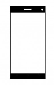 Replacement Front Glass For Iberry Auxus Aura A1 White By - Maxbhi.com