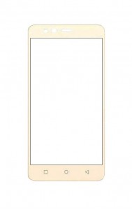 Replacement Front Glass For Zen Admire Joy Gold By - Maxbhi.com