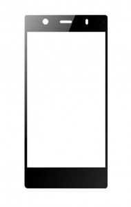 Replacement Front Glass For Videocon Infinium Graphite Black By - Maxbhi.com
