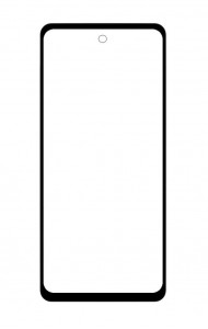 Replacement Front Glass For Lg Q92 5g Black By - Maxbhi Com