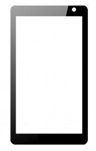 Replacement Front Glass For Yezz Epic 3 Blue By - Maxbhi Com