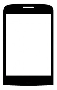 Touch Screen Digitizer For Spice Mi320 Black By - Maxbhi Com