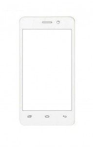 Replacement Front Glass For Micromax Bolt Q326 Plus White By - Maxbhi.com