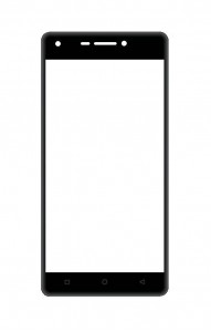 Replacement Front Glass For Intex Elyt E6 Black By - Maxbhi.com