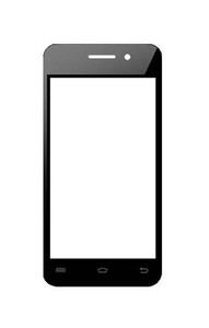Replacement Front Glass For Gfive President Shark 2 White By - Maxbhi.com