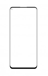 Replacement Front Glass For Zte Axon 11 Se 5g Black By - Maxbhi Com