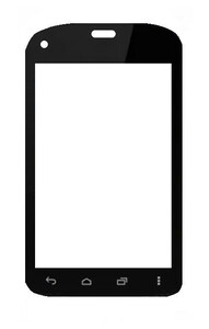 Touch Screen Digitizer For Kyocera Hydro C5170 Black By - Maxbhi Com