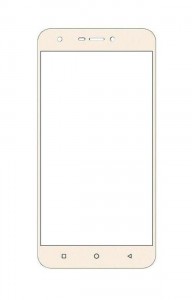 Replacement Front Glass For Intex Aqua Hd 5.5 Black By - Maxbhi.com