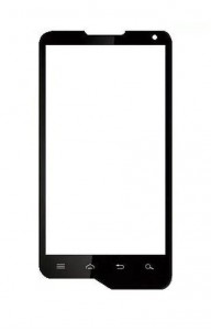 Replacement Front Glass For Motorola Atrix Tv Xt682 White By - Maxbhi.com