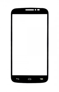 Replacement Front Glass For Alcatel 7040f Black By - Maxbhi.com