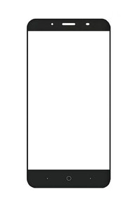 Replacement Front Glass For Zte Tempo X White By - Maxbhi.com