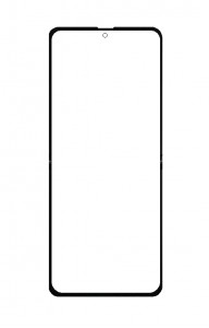 Replacement Front Glass For Samsung Galaxy Z Flip 5g Black By - Maxbhi Com