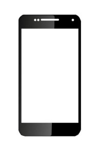 Replacement Front Glass For Micromax A90s Black By - Maxbhi.com