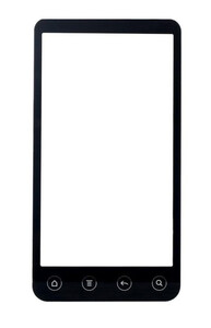 Replacement Front Glass For Htc Evo 3d G17 Black By - Maxbhi.com