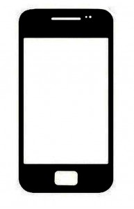 Replacement Front Glass For Reliance Samsung Galaxy Ace Duos I589 Black By - Maxbhi.com