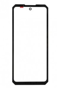 Replacement Front Glass For Oukitel Wp17 Black By - Maxbhi Com