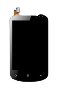 Lcd With Touch Screen For Celkon A9 Dual White By - Maxbhi.com