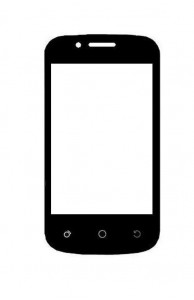 Touch Screen Digitizer For Rage Bold 3500 Black By - Maxbhi.com