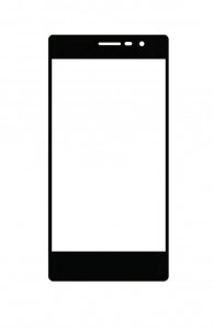 Replacement Front Glass For Leagoo Elite 2 Black By - Maxbhi.com