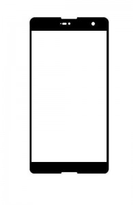 Replacement Front Glass For Micromax Canvas Fire 5 Grey By - Maxbhi.com