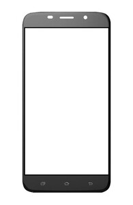 Touch Screen Digitizer For Uhans A6 Black By - Maxbhi.com