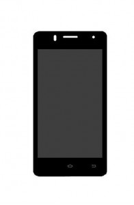 Lcd With Touch Screen For Intex Aqua Y2 Ips Black By - Maxbhi.com