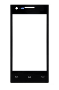 Replacement Front Glass For Philips S309 Green By - Maxbhi.com