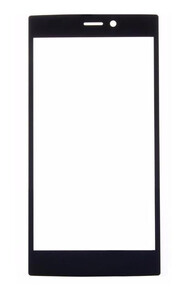 Replacement Front Glass For Wiko Ridge Fab 4g Black Grey By - Maxbhi.com