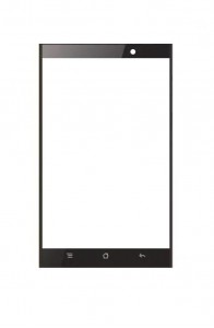 Replacement Front Glass For Celkon Star 4g Plus Black By - Maxbhi.com