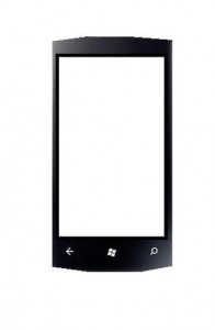 Replacement Front Glass For Acer Allegro W4 M310 Black By - Maxbhi.com
