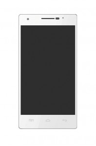 Lcd With Touch Screen For Ismart Is57 Mercury V4 White By - Maxbhi.com