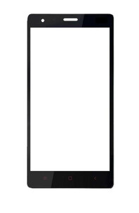 Replacement Front Glass For Iberry Auxus Beast White By - Maxbhi.com