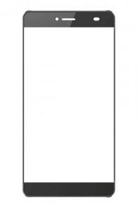 Replacement Front Glass For Panasonic P71 2gb Ram Black By - Maxbhi.com