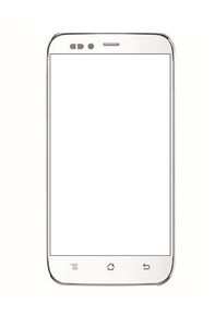 Replacement Front Glass For Karbonn Kochadaiiyaan The Legend S5i White By - Maxbhi.com