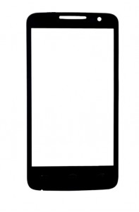 Replacement Front Glass For Alcatel Ot5020d Black By - Maxbhi.com