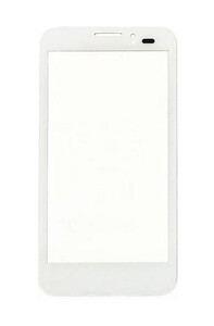 Replacement Front Glass For Alcatel One Touch Fierce White By - Maxbhi.com