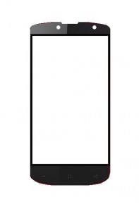 Replacement Front Glass For Prestigio Multiphone 7500 Black By - Maxbhi.com