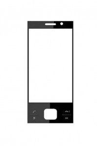 Replacement Front Glass For Sony Ericsson Xperia X2 Black By - Maxbhi.com
