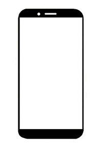 Replacement Front Glass For Karbonn Aura 4g White By - Maxbhi.com