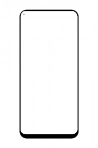 Replacement Front Glass For Tcl 10l Black By - Maxbhi Com