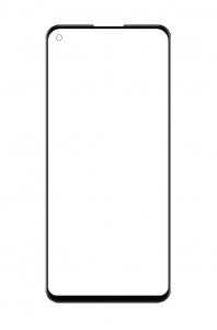 Replacement Front Glass For Oppo Reno 5 4g Black By - Maxbhi Com