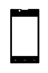 Touch Screen Digitizer For Hitech Amaze S305 Black By - Maxbhi.com